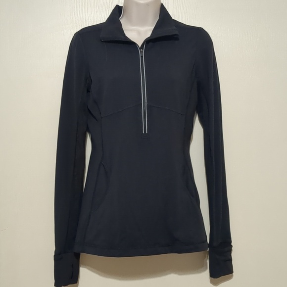 lululemon athletica Tops - Lululemon Athletica Track Jacket Women's Half Zip Long Sleeve size 4